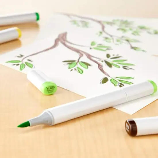 Copic&reg; Sketch Marker, Yellow Greens YG06 Yellowish Green {3}