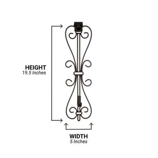 Village Lighting Adjustable Elegant Wreath Hanger Brown {14}