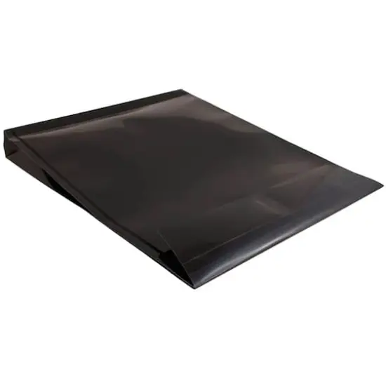 JAM Paper VELCRO&reg; Closure 9.75" x 11.75" Expandable Open End Envelopes, 12ct. Black {6}
