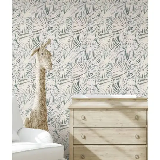RoomMates Mr. Kate Cubism Palm Peel & Stick Wallpaper {4}