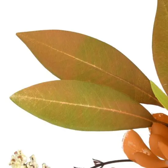 26" Harvest Wall Flower Swag {7}