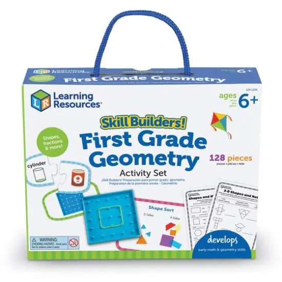 Learning Resources Skill Builders! 1st Grade Geometric Shapes {4}
