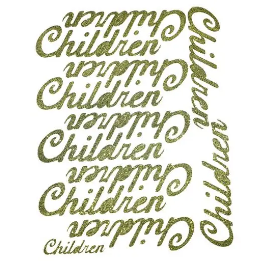 JAM Paper Children Gold Standard Script Stickers {1}