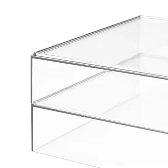 8" x 8" Clear Stacking Storage Tray by Simply Tidy&trade; {6}