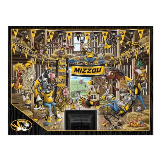 College Barnyard Fans 500 Piece Puzzle Missouri Tigers {5}