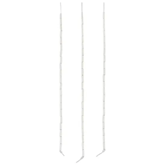 Silver Metal Bugle Beads, 6mm by Bead Landing&trade; {4}