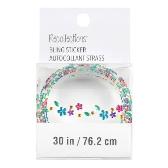 Bling on a Roll&trade; Flower Mix Stickers by Recollections&trade; {5}