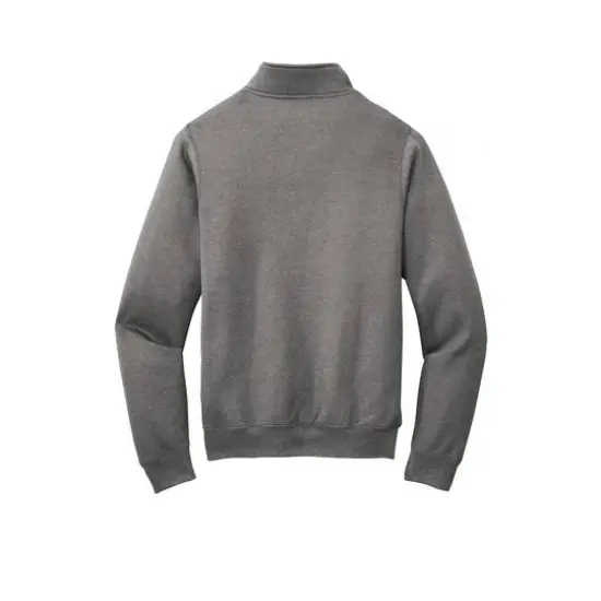 Port & Company&reg; Core Fleece 1/4 Zip Pullover Sweatshirt Graphite Heather {5}