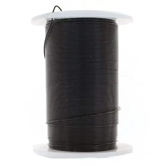 The Beadsmith&reg; Wire&trade; Elements 24 Gauge Tarnish-Resistant Wire Black {6}