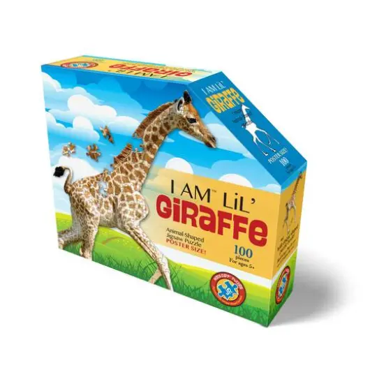Madd Capp&trade; I Am&trade; Lil' Giraffe Animal-Shaped 100 Piece Jigsaw Puzzle {1}