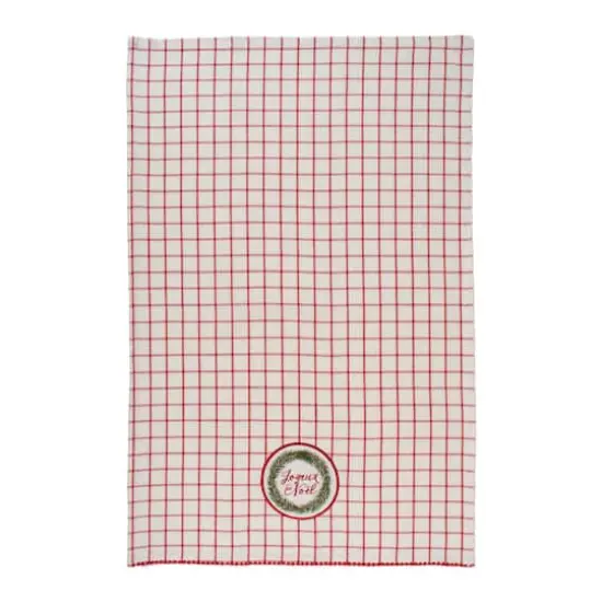 DII&reg; Assorted Noel Embellished Dishtowel Set {12}