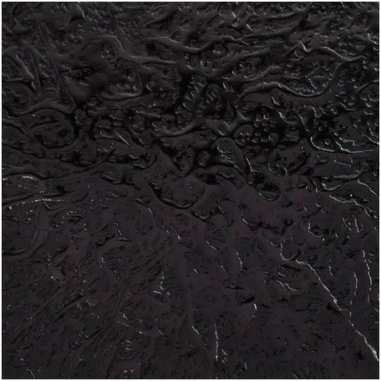 22" Gray Aluminum Geometric Textured Accent Table {8}