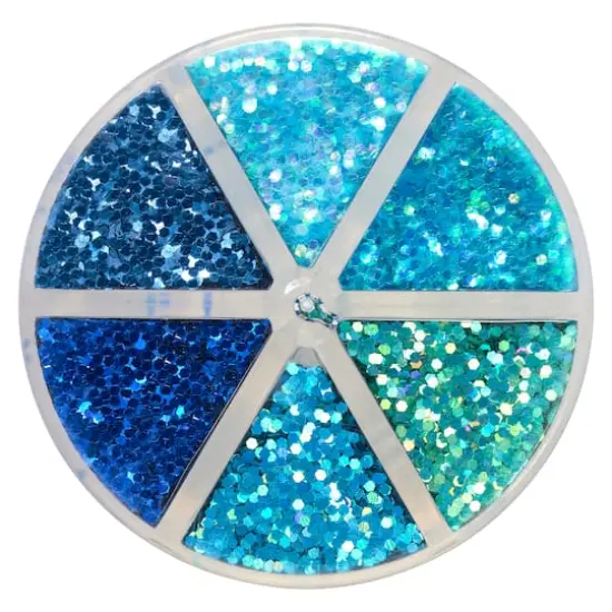 Chunky Polyester Glitter Mix by Recollections&trade; Blue {1}