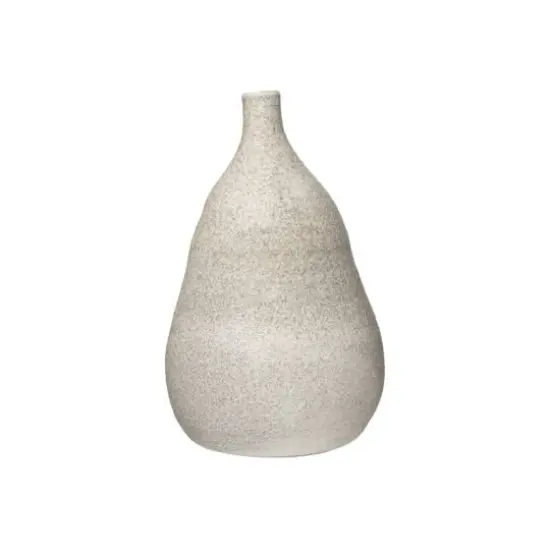 Hello Honey&reg; 12" Medium Textured Terracotta Vase with Distressed Finish {1}