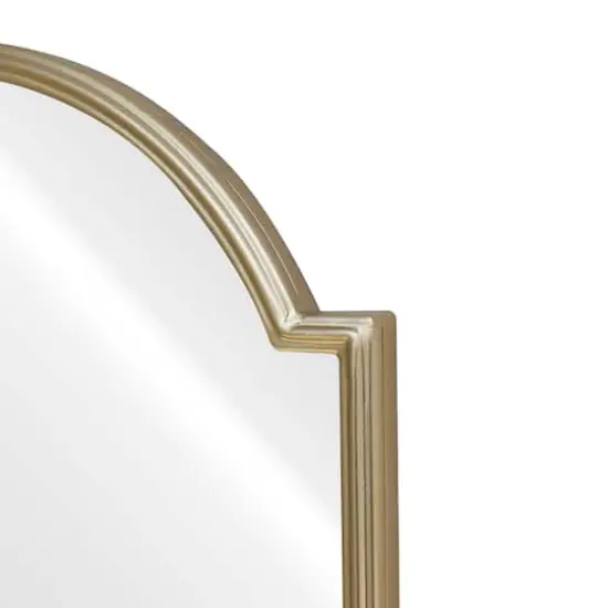 16" x 24" Scalloped Arch Wall Mirror in Gold Metal Frame by Ashland&reg; {4}
