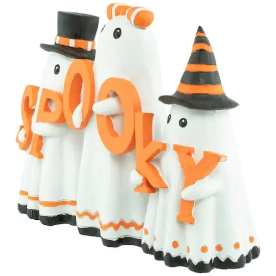 9.5" Spooky Ghost Trio Halloween Decoration {5}