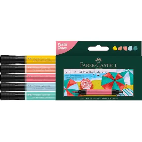 Faber-Castell&reg; Pitt Artist Pen&reg; Dual Markers Pastel Tones {3}