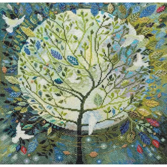 Abris Art World Tree Counted Cross Stitch Kit {1}