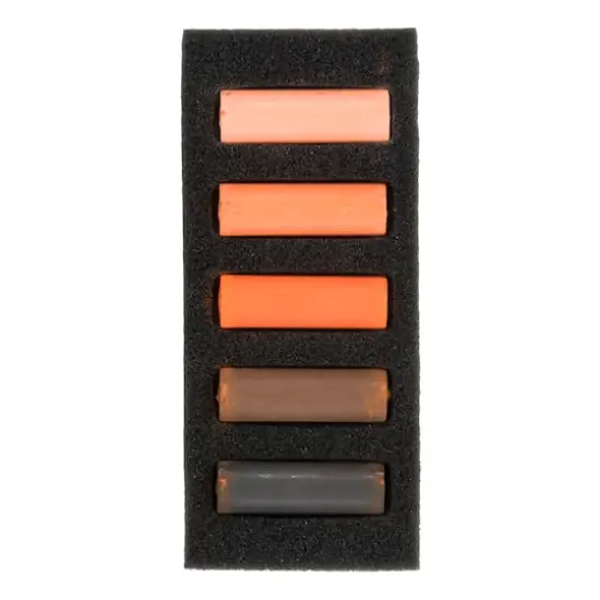Rembrandt 5 Color Rich Oranges Half Stick Soft Pastel Set {3}