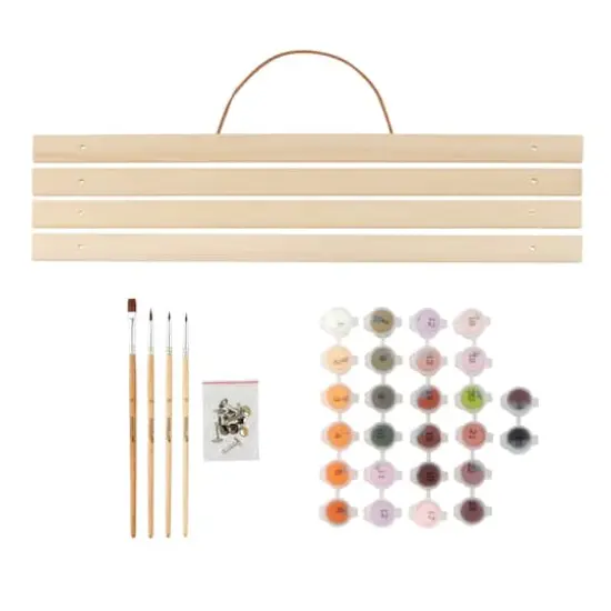 16" x 20" London Big Ben Paint-by-Number Kit with Wood Display Hanger by Artist's Loft&reg; {3}