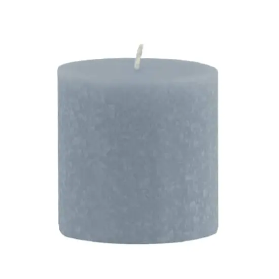 Root Candles 3" x 3" Unscented Timberline&trade; Pillar Candle Willimasburg Blue {1}