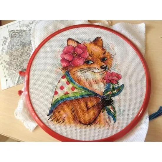 MP Studia Beautiful Fox Cross Stitch Kit {3}