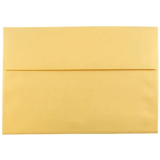 JAM Paper A8 Metallic Invitation Envelopes, 25ct. Gold Stardream {1}