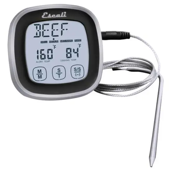Escali Black Touch Screen Thermometer & Timer {3}