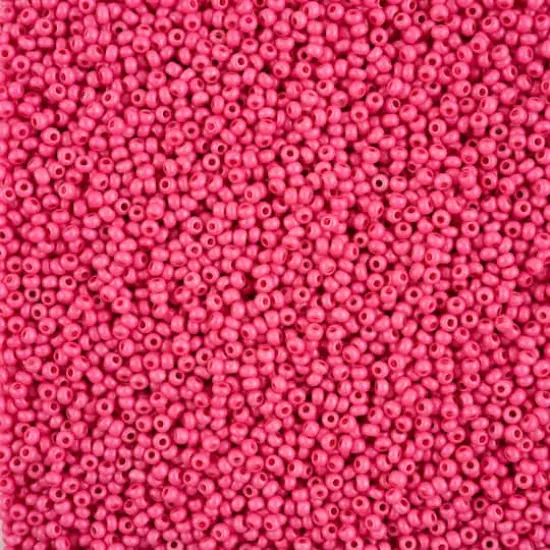 John Bead Terra Intensive 10/0 Czech Glass Seed Beads, 500g Rose Matte {1}