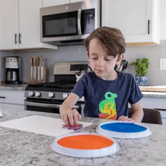 Center Enterprises Ready2Learn&trade; Jumbo Orange Washable Stamp Pad, 6ct. {4}