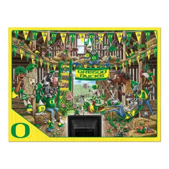 College Barnyard Fans 500 Piece Puzzle Oregon Ducks {5}