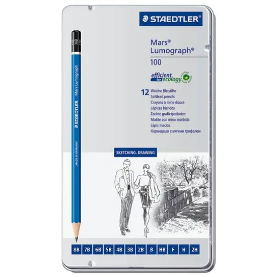 Staedtler&reg; Lumograph&reg; Soft Degrees Pencil Set {1}