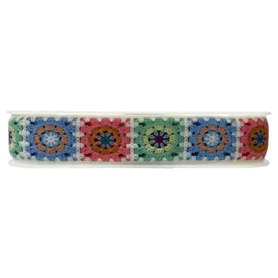 2" Crochet Trim with Panels by Celebrate It&reg; White {4}