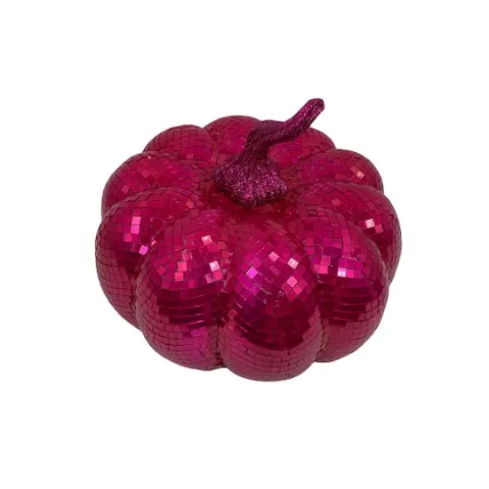 8.25" Disco Pumpkin Tabletop D&eacute;cor by Ashland&reg; Pink {4}