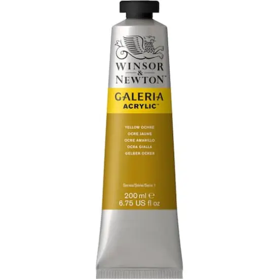 Winsor & Newton&trade; Galeria Acrylic&trade;, 200mL Yellow Ochre {1}