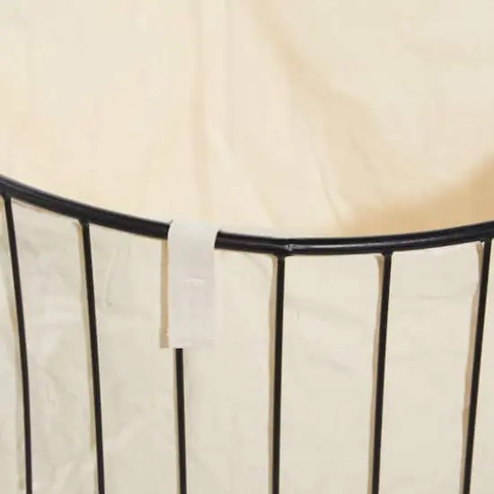 Black Contemporary Metal Storage Cart, 26" x 19" {5}