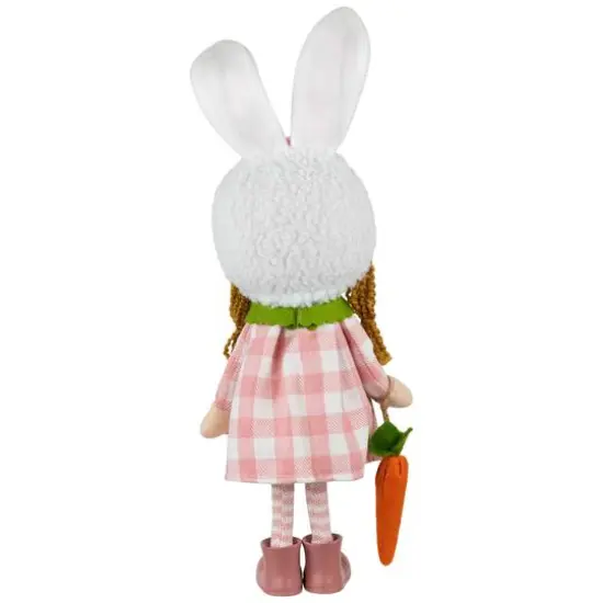 13" Standing Girl in Bunny Hat Easter Figurine {6}