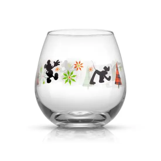 JoyJolt&reg; Disney&reg; 15oz. Mickey Mouse Joy O Joy Stemless Wine Glass, 4ct. {6}