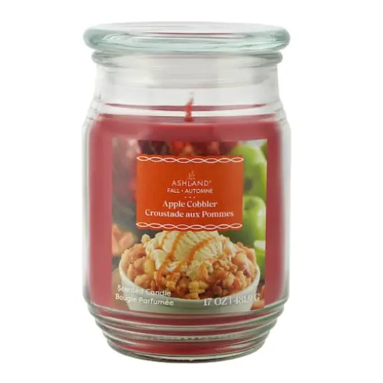 17oz. Fall Scented Jar Candle by Ashland&reg; Apple Cobbler {1}