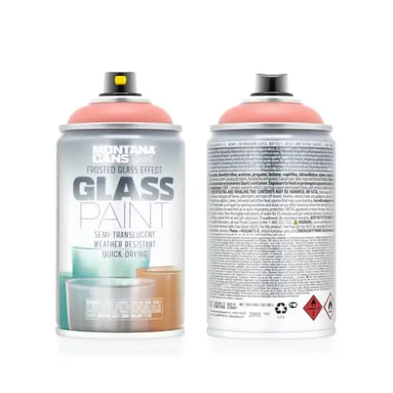 Montana&trade; Cans Glass Spray Paint, 250mL GP3010 Coral Red {1}