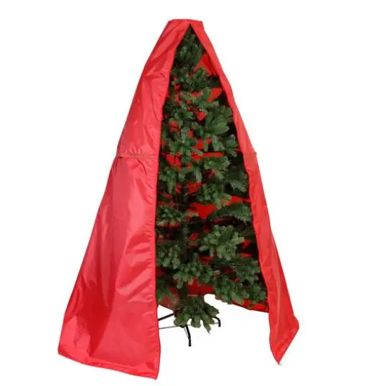 Honey Can Do 8ft. Red Upright Christmas Tree Storage Bag {6}