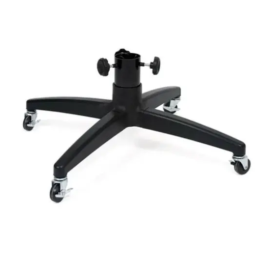 Decorated Christmas Tree Storage Bag with Rolling Stand {7}