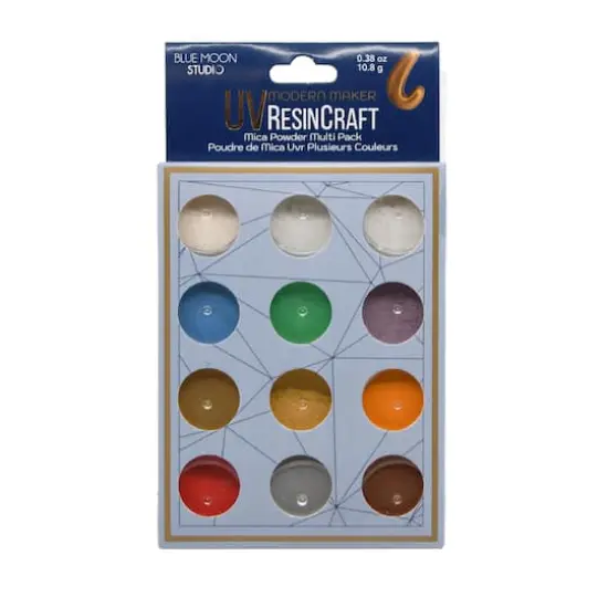 Blue Moon Studio&trade; UV Resin Craft Mica Powder Multi Pack {1}