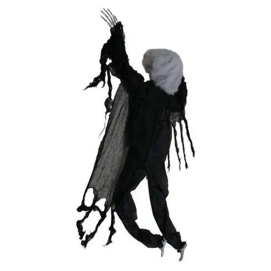 5ft. Creepy Climbing Dead Zombie Halloween Window D&eacute;cor {4}