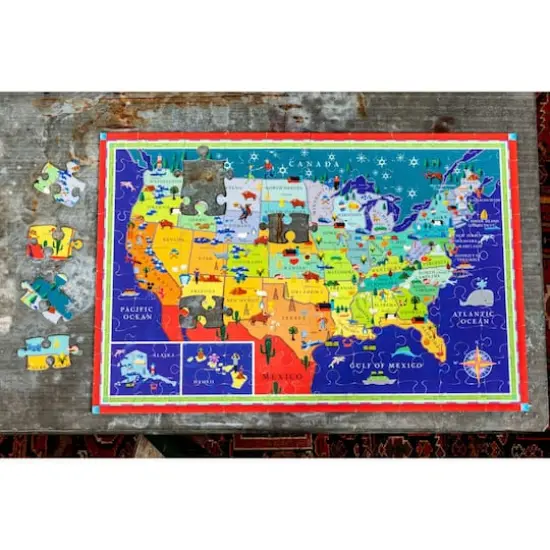 eeBoo This Land Is Your Land 100 Piece Puzzle {4}