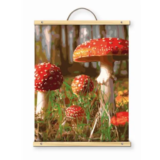 16" x 20" Fall Mushrooms Paint-by-Number Kit by Artist's Loft&reg; {1}