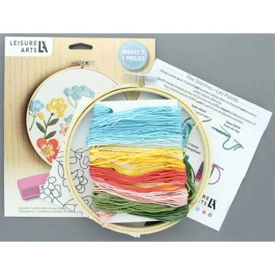 Leisure Arts&reg; 6" Garden Fresh Embroidery Kit {4}