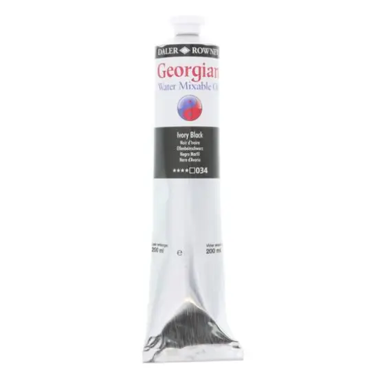 Daler-Rowney® Georgian Water Mixable Oil, 200mL Cadmium Red Hue {2}