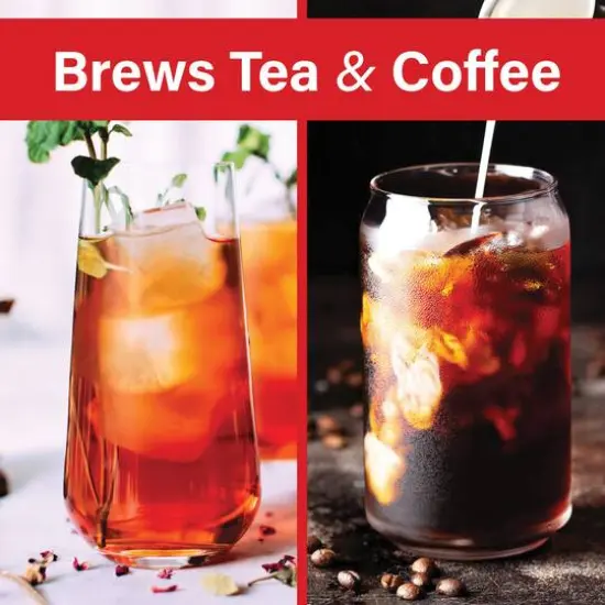Brentwood 64oz. Blue Iced Tea and Coffee Maker {8}