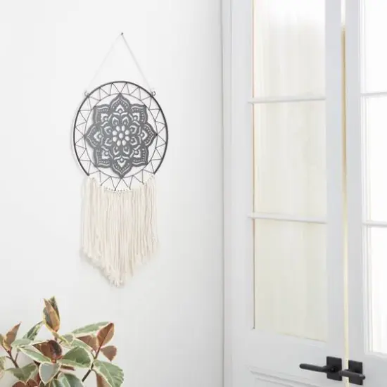 49" Black Metal Contemporary Wall D&eacute;cor {7}